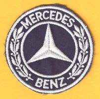 Alter Sticker Patch MERCEDES BENZ origig. Oldtimer Vintage!!