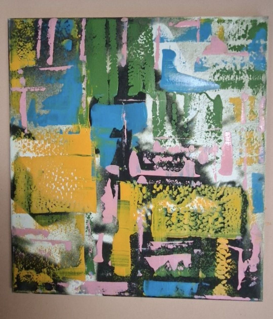 Gemälde: Gemälde " Sommerfarben" handmade 43×47 – Neu (gemäss Beschreibung) aus Riehen von Steinbock1970 1