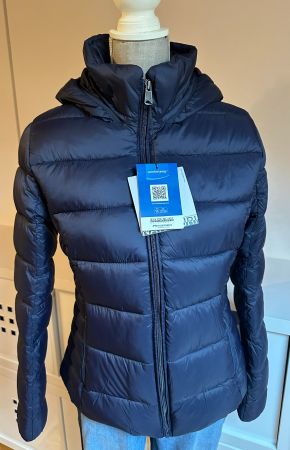 NEUF! Doudoune Napapijri bleu marine, modèle Alma, taille L.