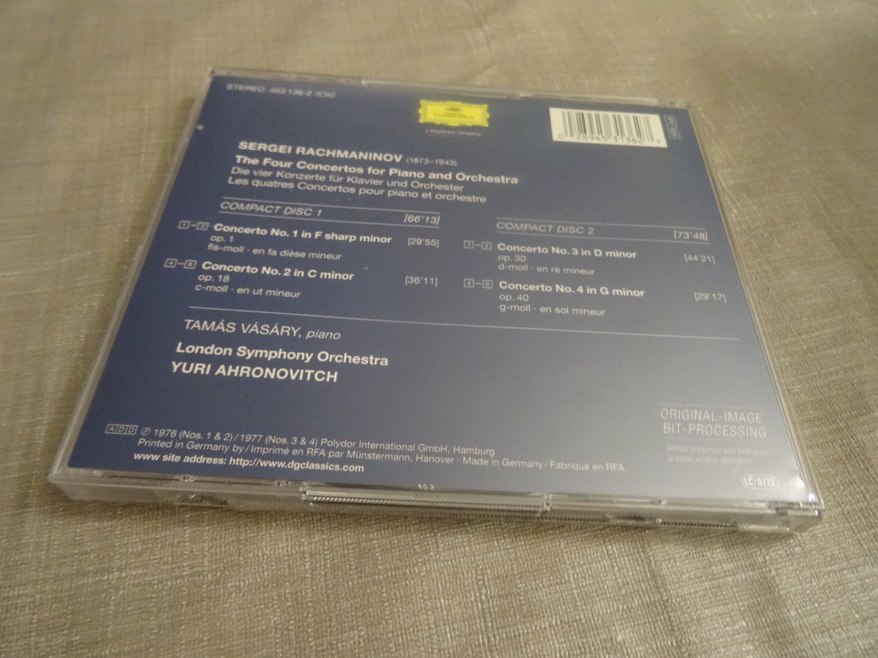 CD: Rachmaninov - Klavierkonzerte CD – Usato da Olten venduto da Disc-Ausverkauf 1