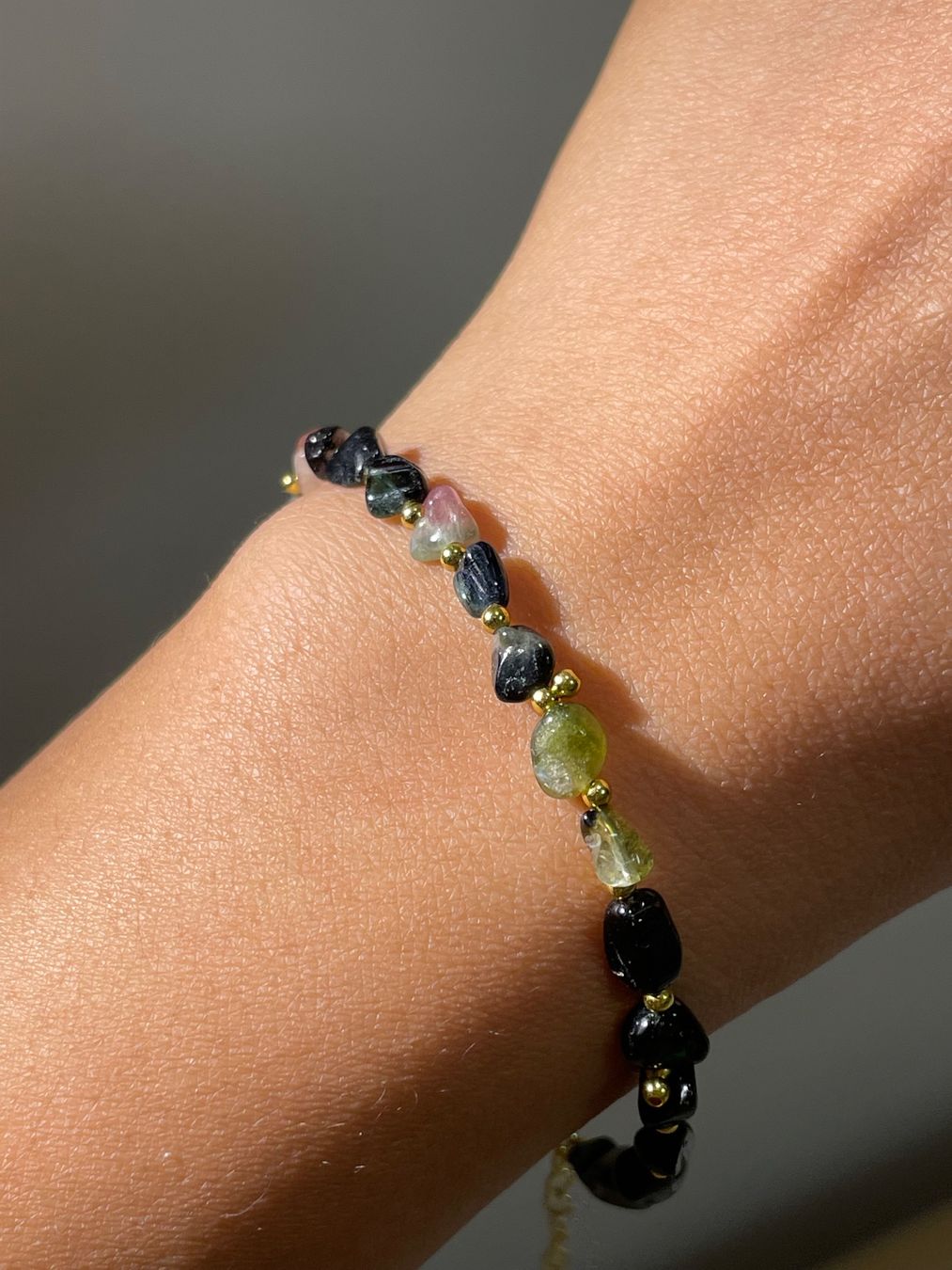 Bracciali & Braccialetti: Turmalin-Armband 5mm – Nuovo e nell'imballaggio originale da Schiers venduto da sisikristall