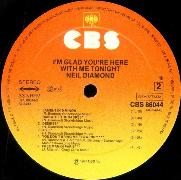 Dischi in vinile: Neil Diamond – Nuovo (secondo la descrizione) da Aeschi SO venduto da Stones55 3