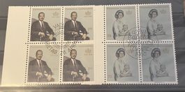 LIECHTENSTEIN Viererblock 1966 Fürst und Fürstin