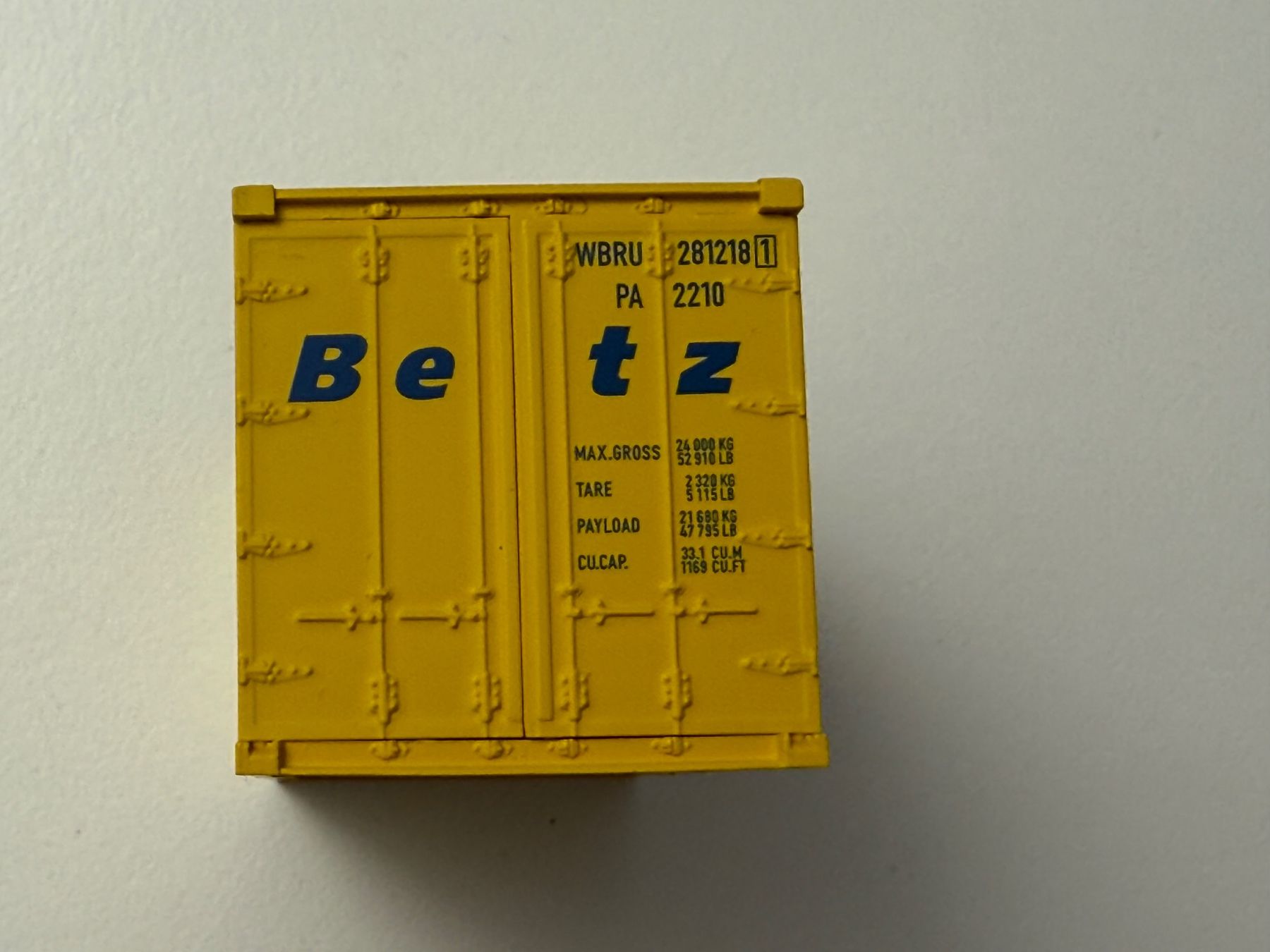 Fleischmann Modelleisenbahnen: Fleischmann Container Willi Betz / HO – Gebraucht aus Jonschwil von sutfra12 1