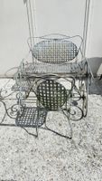 Gartentisch Metall, vintage Look, 71cm hoch