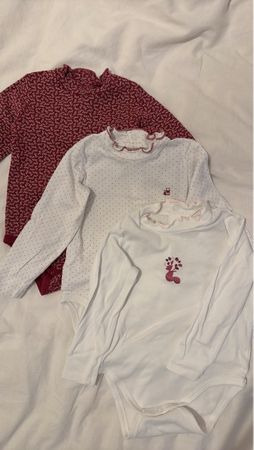 Lot body col à volants Obaibi/Okaidi taille 86