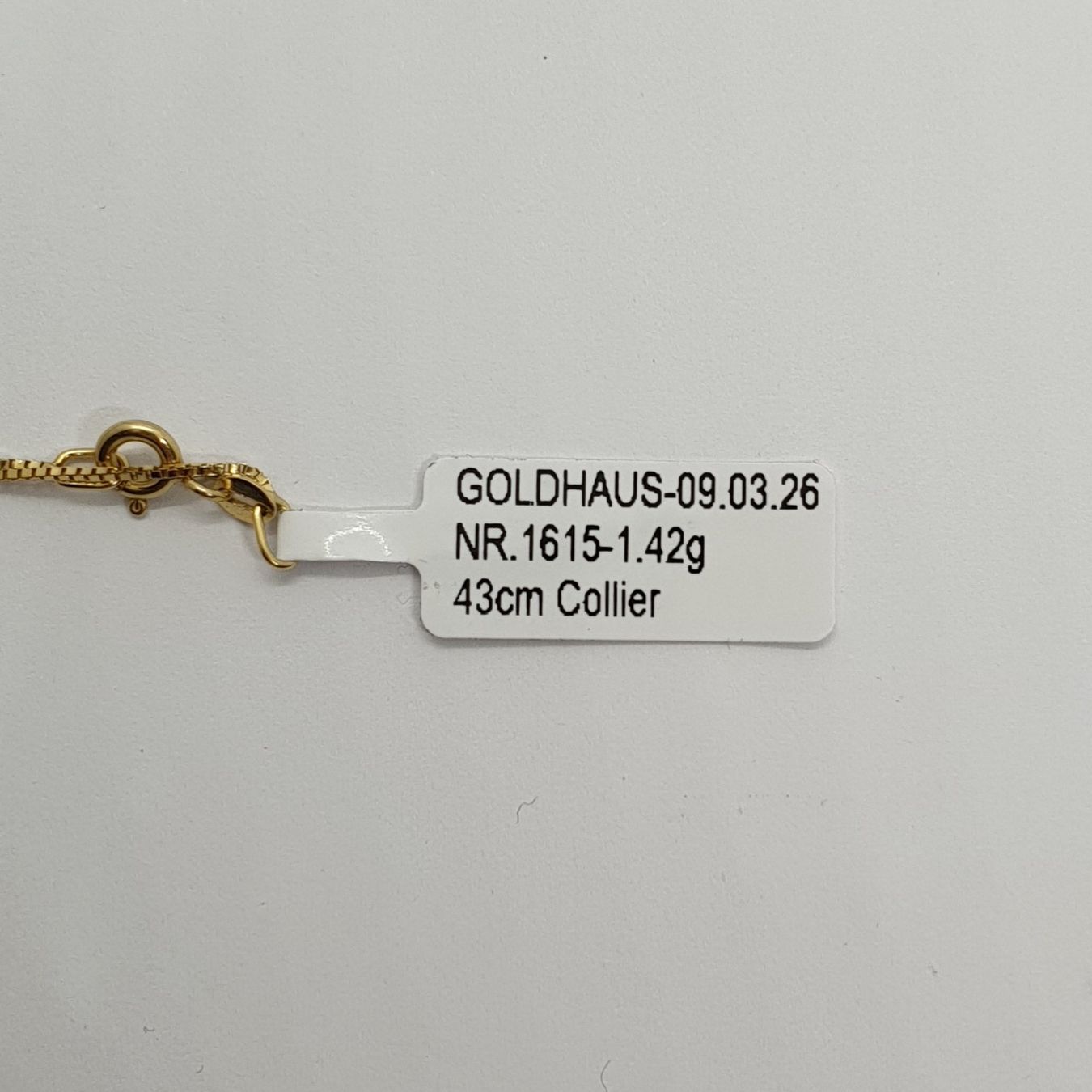 Catenine: Echt 9K Gold Kette – Usato da Luzern venduto da Goldhaus-Luzern 3