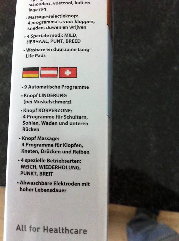 Dispositivi per massaggi: Elektronischer Nervenstimulator Omron  – Usato da Seengen venduto da Austrianer 3