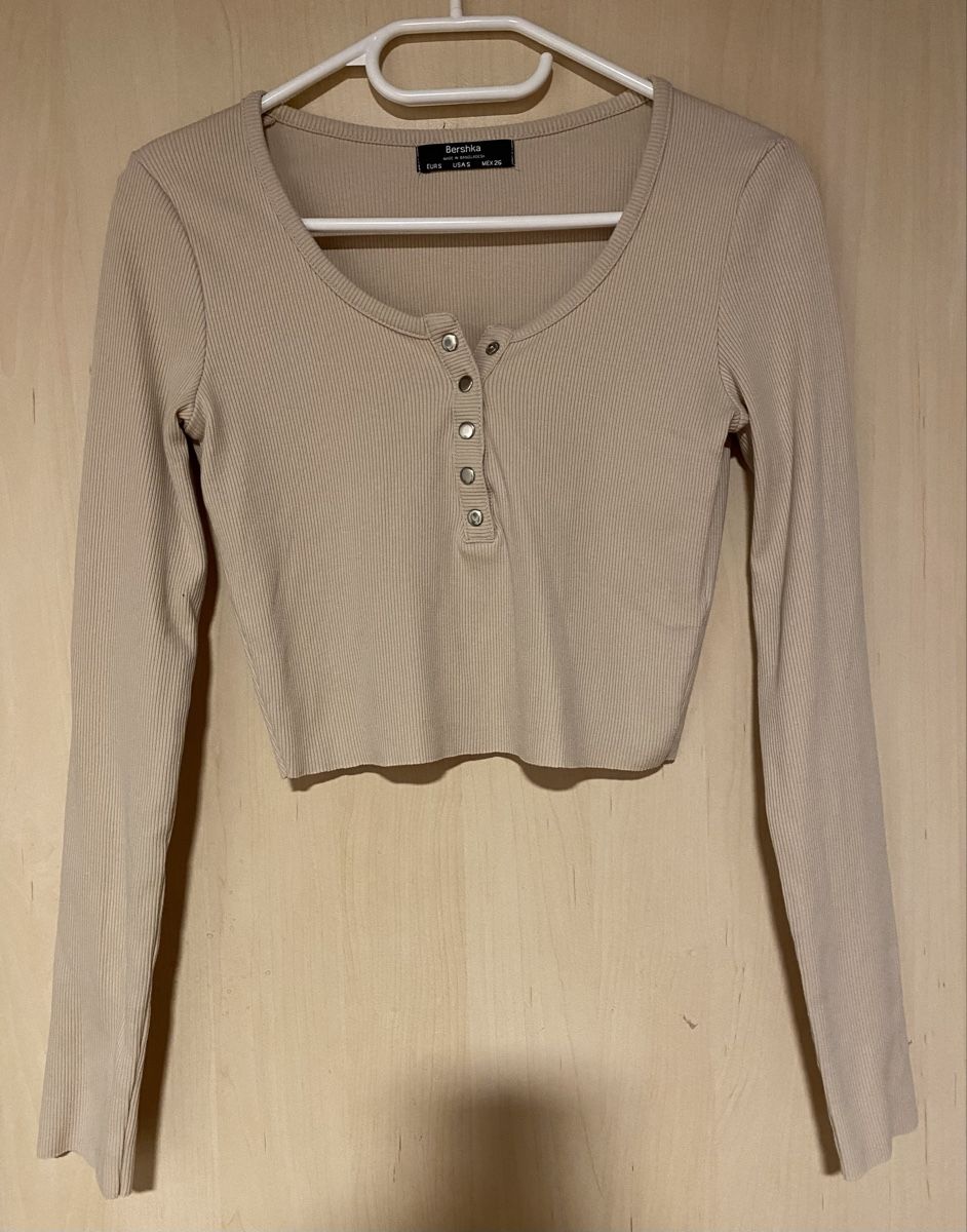Bershka Top: Bershka Top, Beige, Grösse S – Usato da Sitterdorf venduto da SecondHandRe