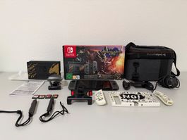 Nintendo Switch Monster Hunter Edition mit Zubehör + Spiele!