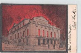 Brand Stadttheater BASEL - 6./7.Okt. 1904