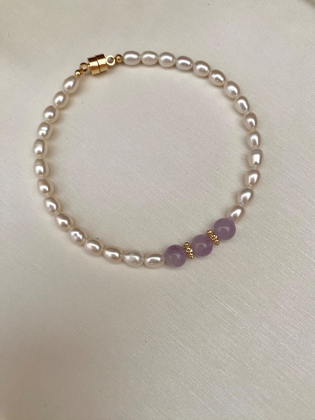 Bracciali & Braccialetti: Süsswasserperlen/Perlen Armbänder – Nuovo e nell'imballaggio originale da Sarnen venduto da Yingsperlen3 1