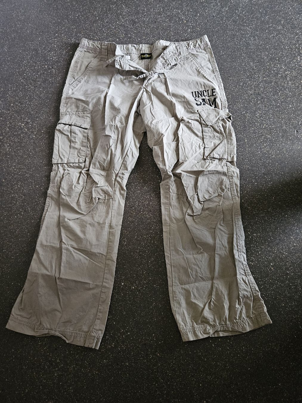 Pantaloni: Cargo Hose Uncle Sam beige Grösse L Baumwolle  – Nuovo (secondo la descrizione) da Anwil venduto da tamoos 2