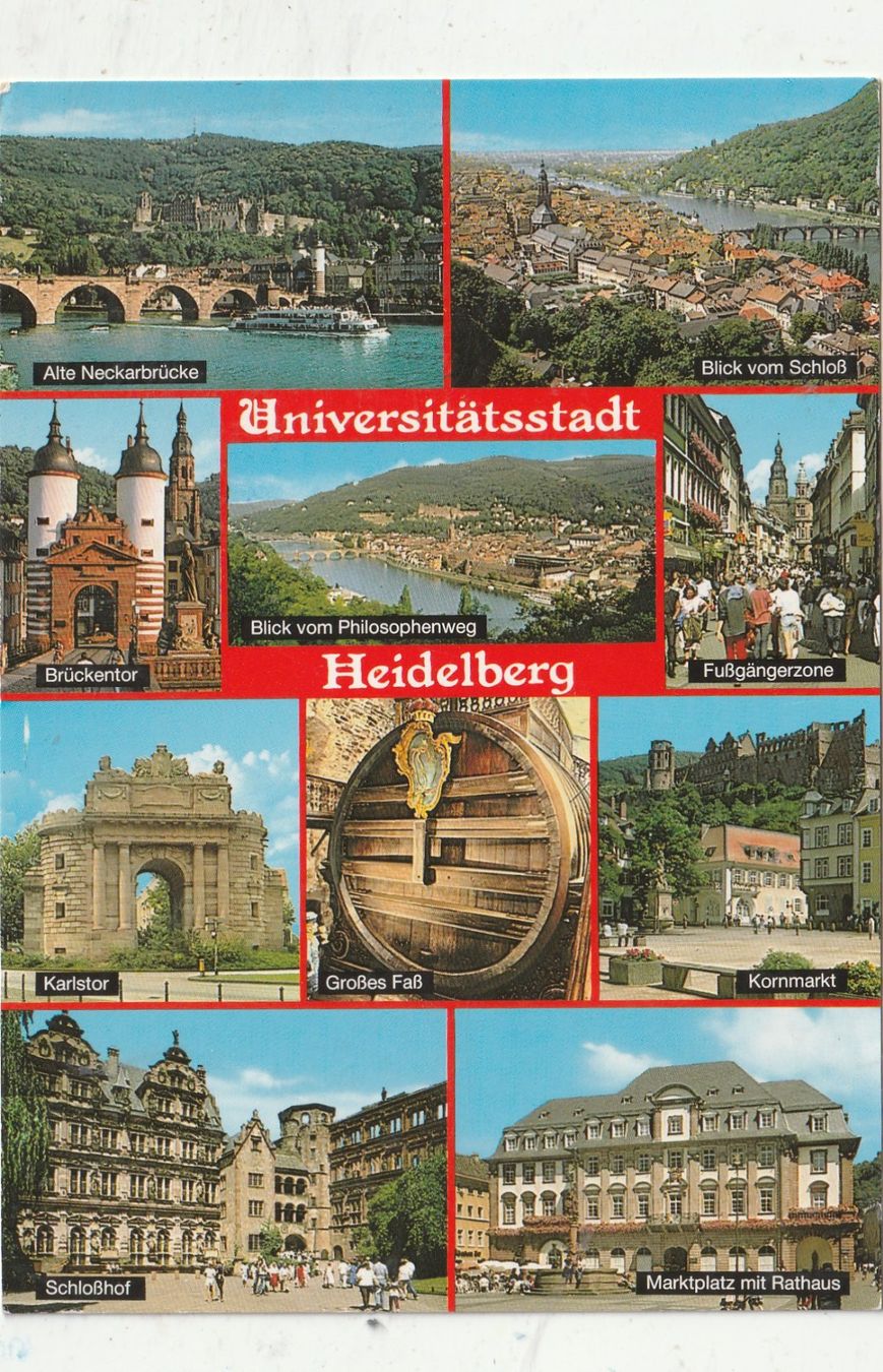 Cartoline postali: Heidelberg MBK – Usato da Lumbrein venduto da made02