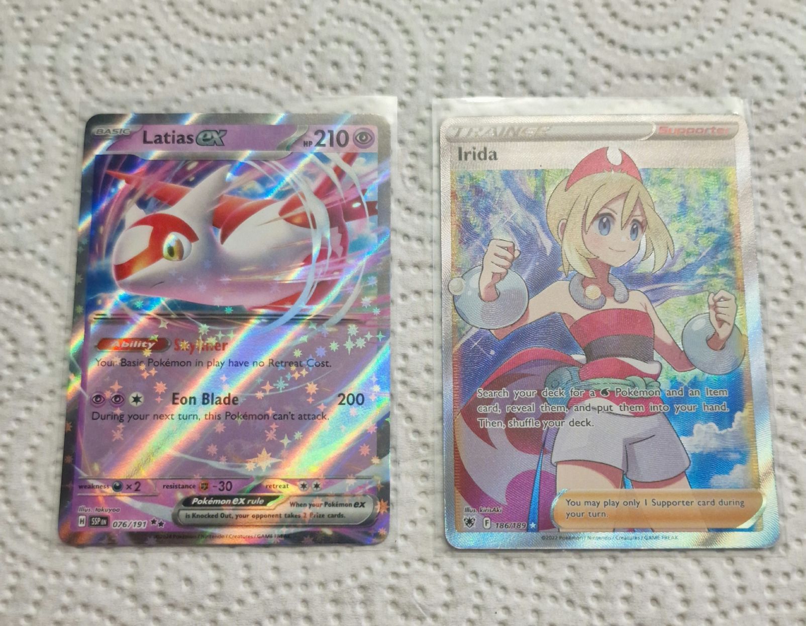 Pokémon Carte collezionabili: Pokemon - Latias ex + Irida EN ab 1.- – Nuovo (secondo la descrizione) da amriswil venduto da 3dworldswiss