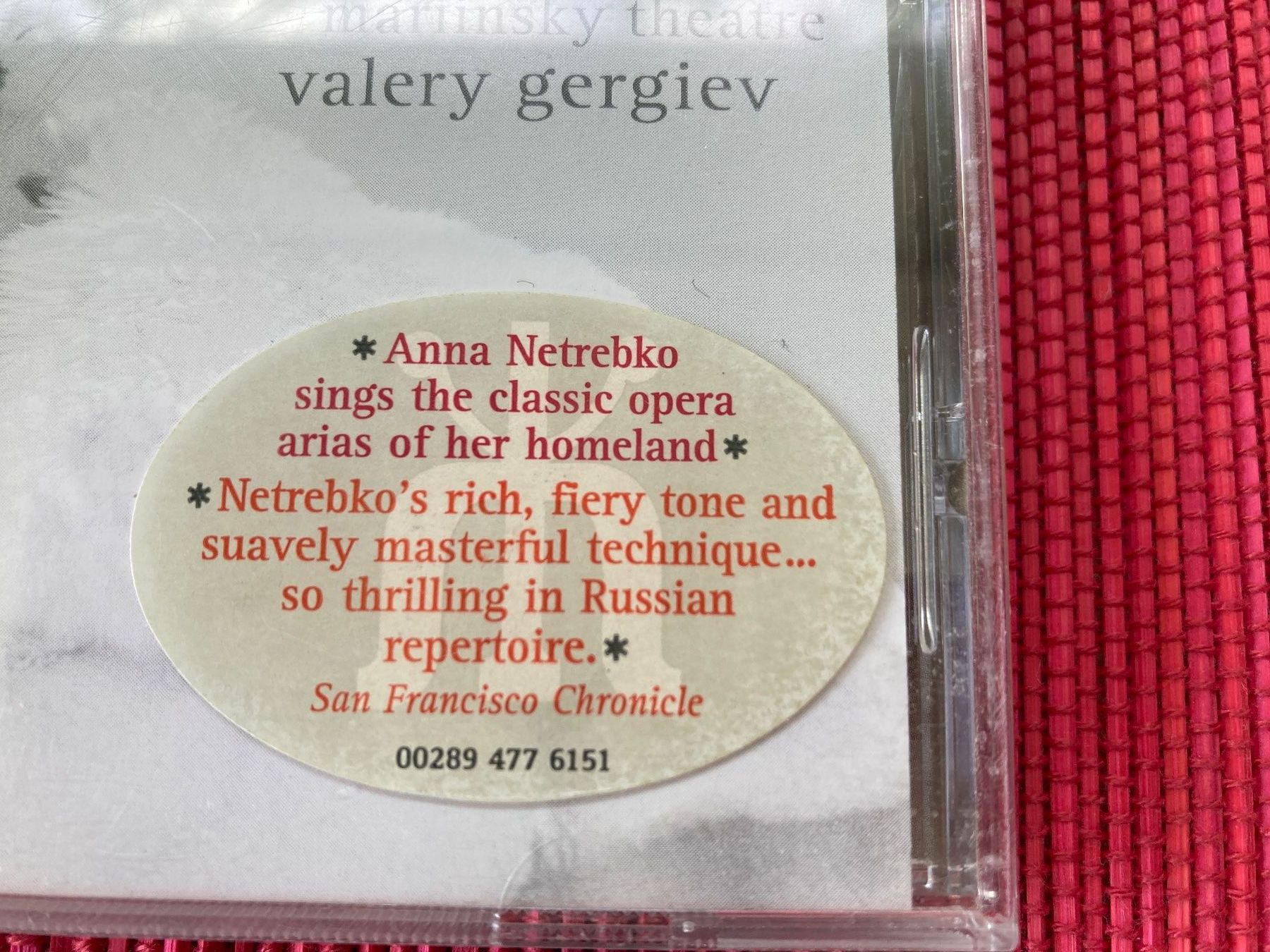 CD: CD, Anna Netrebko, Russian Album – Usato da Baden venduto da Yoyo1 1