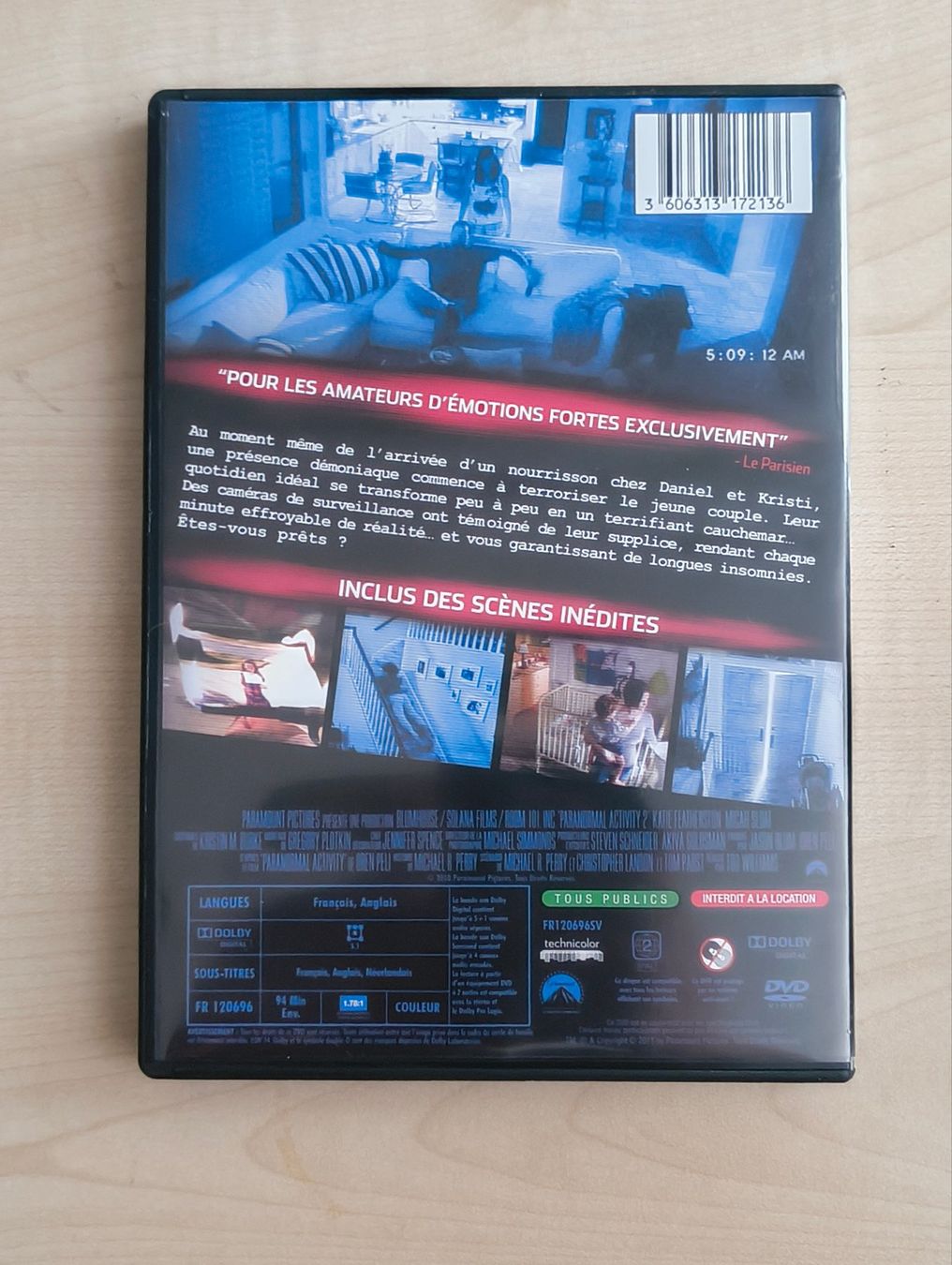 Tutti i DVDs: Paranormal activity 2 – Usato da Sion venduto da dor_8hwv 1