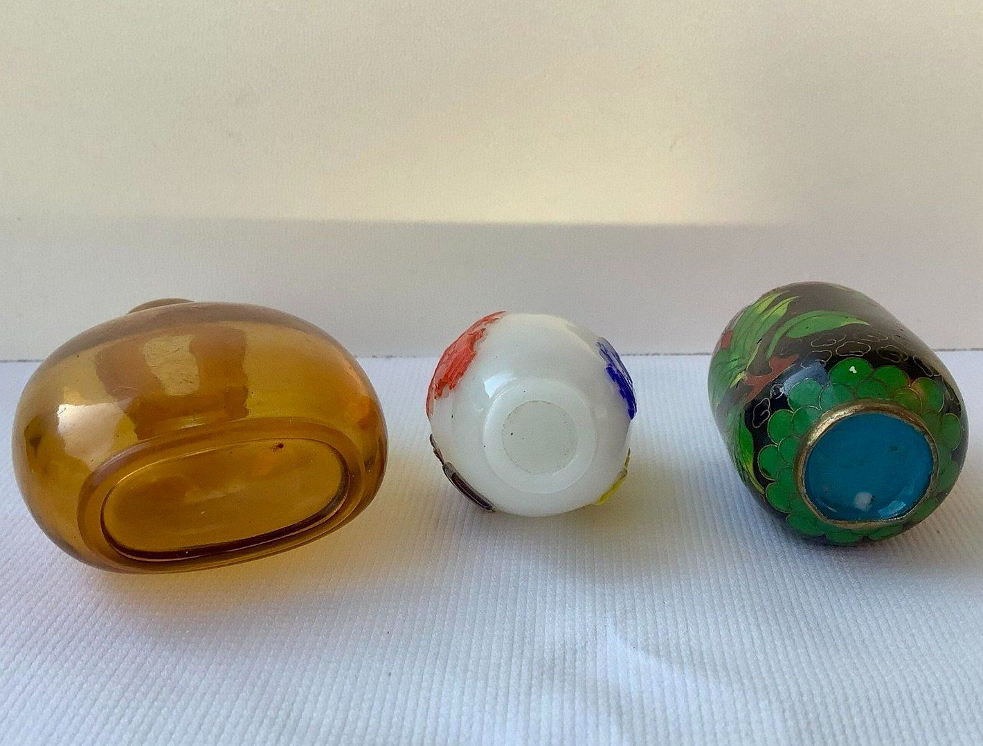Flaconi: China 3 Snuffbottle Cloisonne Glas – Usato da Basel venduto da chinarh891 8