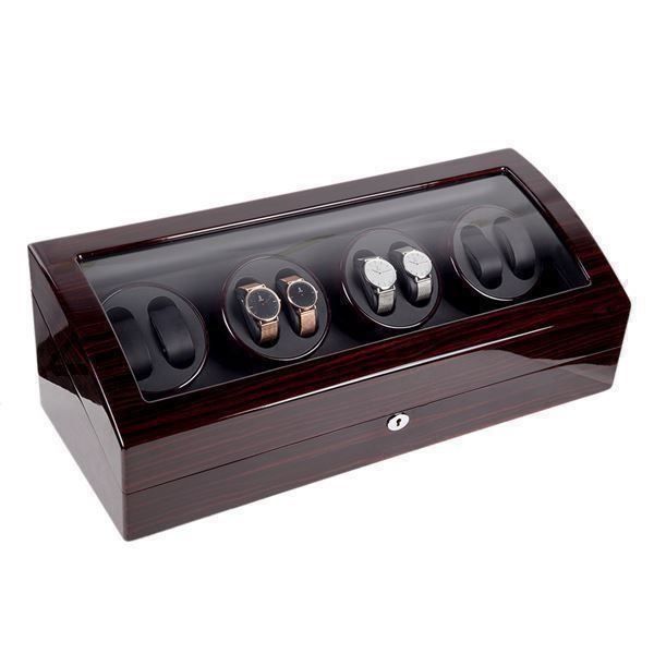 Scatole porta orologi: Uhrenbeweger Uhrenvitrine 8+9 Uhren – Nuovo (secondo la descrizione) da Thun venduto da onlino 7