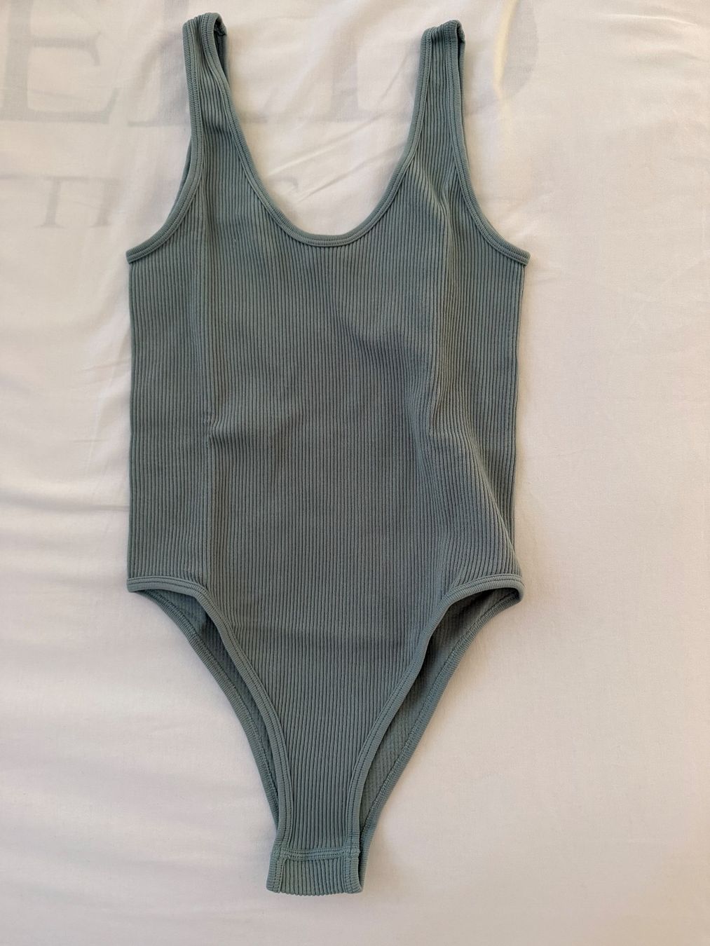 Zara Top: Gerippter Body in mint – Usato da Zürich venduto da nat_9yf2