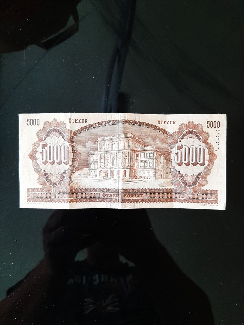 Banknoten: 5000 Forint aus 1995 seltene K-Nummer – Gebraucht aus Kreuzlingen von Jack.Daniels 1