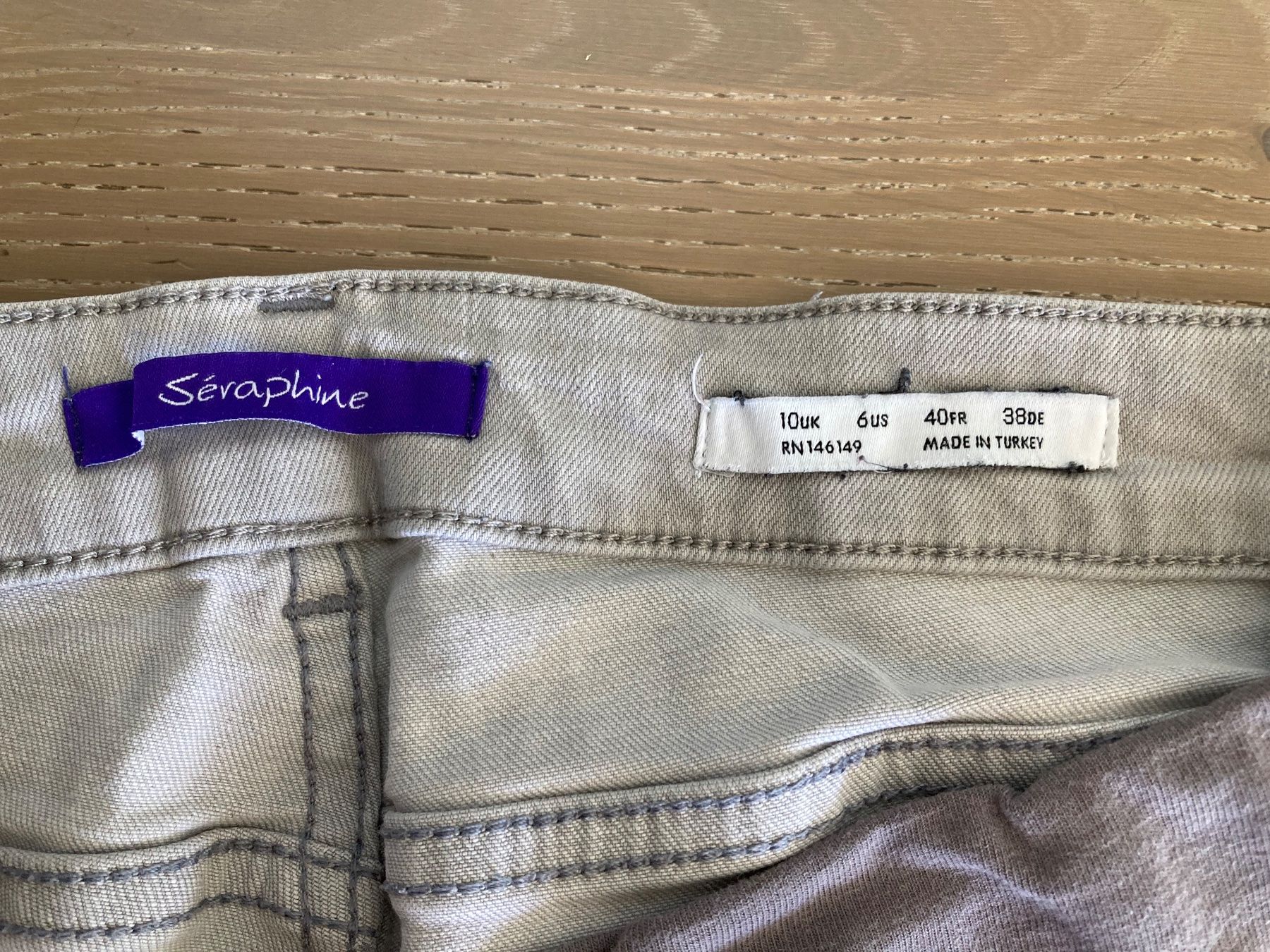 Jeans: Seraphine Umstandsjeans hellgrau Grösse 38 – Usato da Stäfa venduto da elog 2