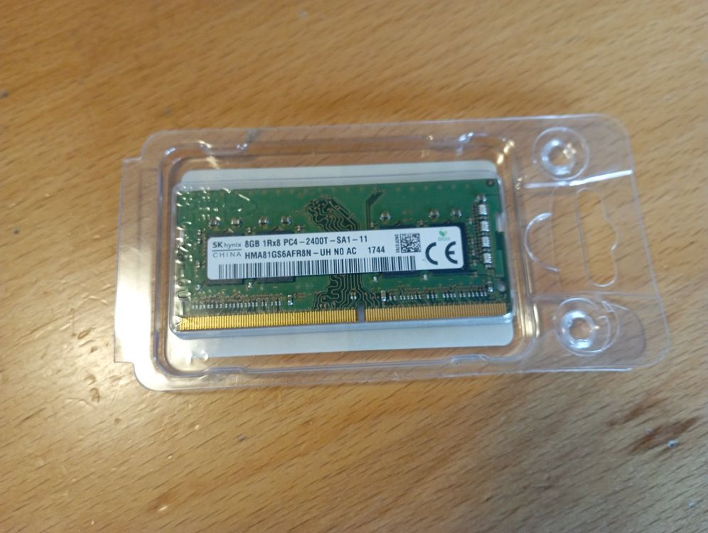 RAM 8GB DDR4-2400 SODIMM für Laptop 260pin (Gebraucht) in Wald AR für ...