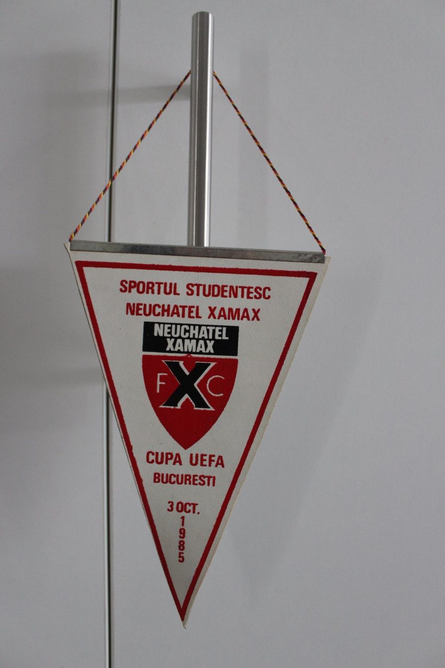 Xamax Patches: Fanion Neuchâtel Xamax UEFA – Gebraucht aus Thielle von Oneil1372