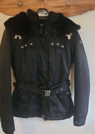 Damenjacke Wellensteyn schwarz Grösse S modisch mit Gürtel