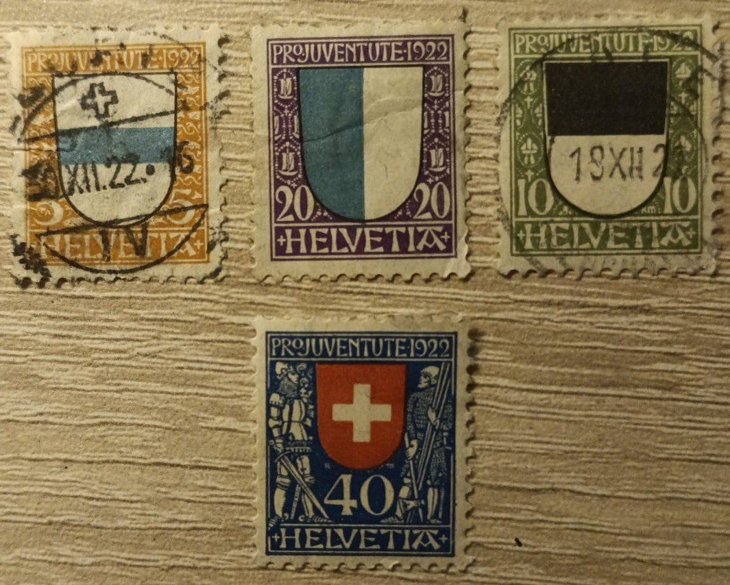 Tutti i francobolli: Schweiz Marken , pro juventute 1922 – Usato da Stein am Rhein venduto da tom_fq6v