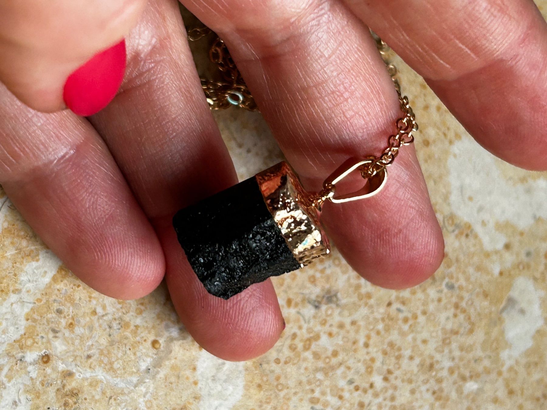 Ciondoli: Anhänger Black Stone goldenprotection – Usato da Dittingen venduto da Bijoubelle 9