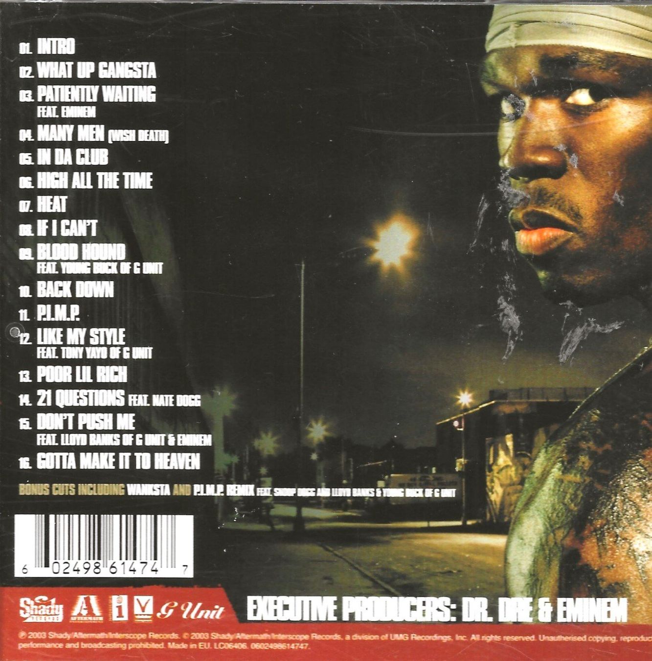 CD: 50 CENT  -Get rich or die tryin'- – Usato da Reinach BL venduto da studii100 1