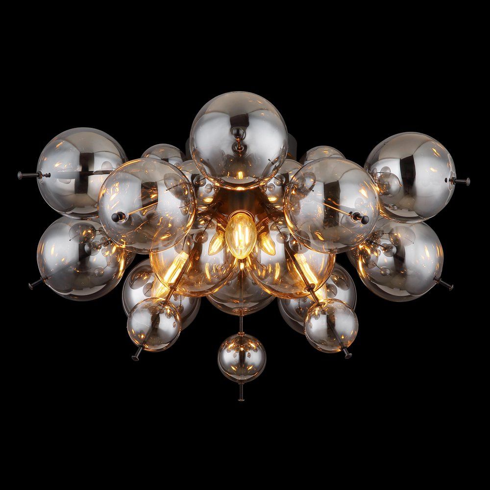 Lampadari & plafoniere: Deckenleuchte, Glas, Rauchfarbe, 55 cm Ø – Nuovo (secondo la descrizione) da Kreuzlingen venduto da Smart-Light 2
