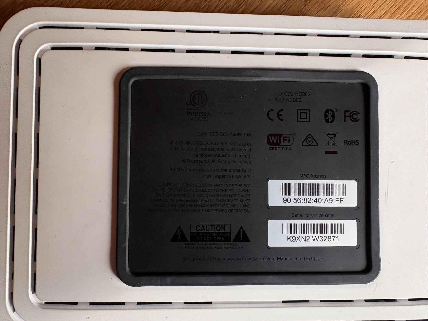 Bluesound Audio- & Mediensysteme: Bluesound Node 2I weiss – Gebraucht aus Moosleerau von Patsche 3