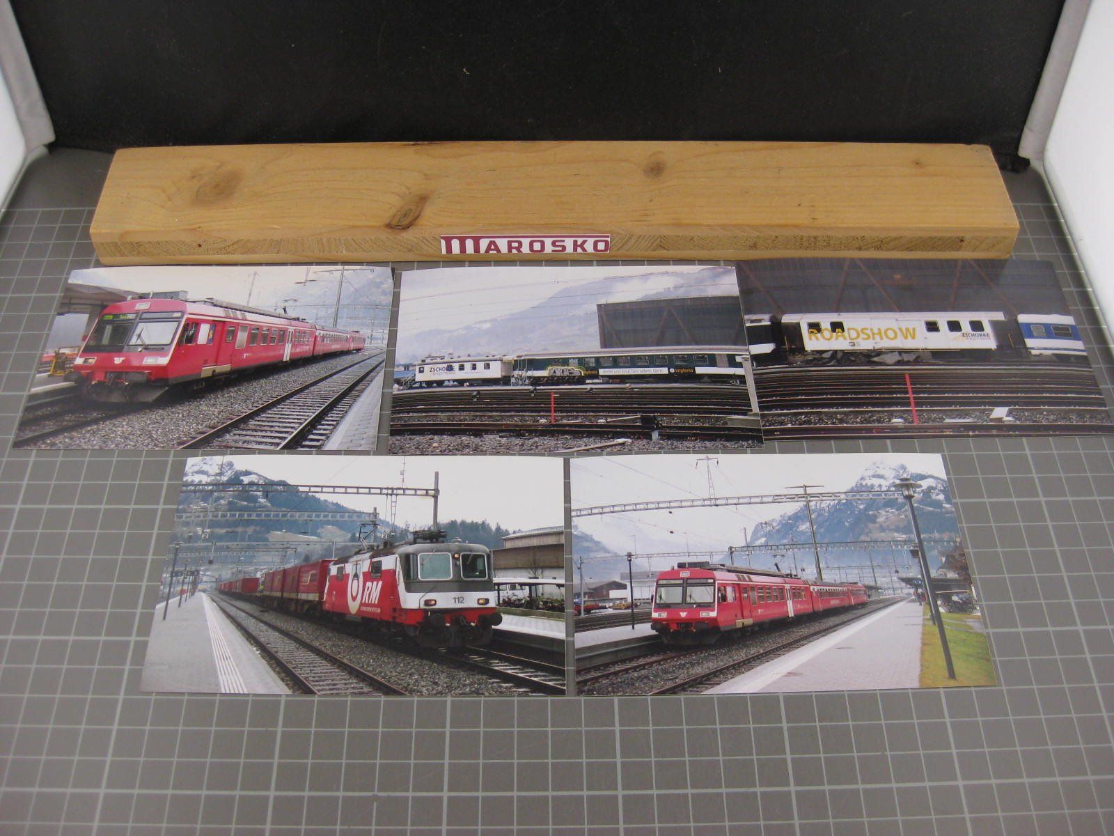 Cartes postales: Foto-Set BLS Bahnhof Frutigen ca 2007 – D'occasion à Malters par Marosko