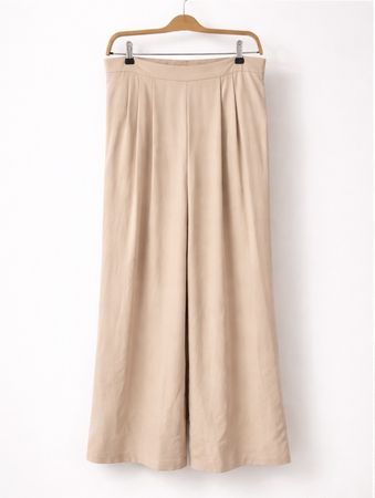 Beige Stoffhose I Gr. 40