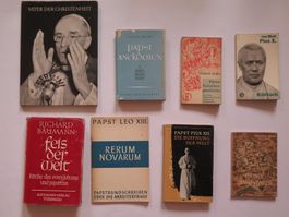 Kirche - Vatikan - Papst - 1950-1960 - 8 Bücher - Konvolut