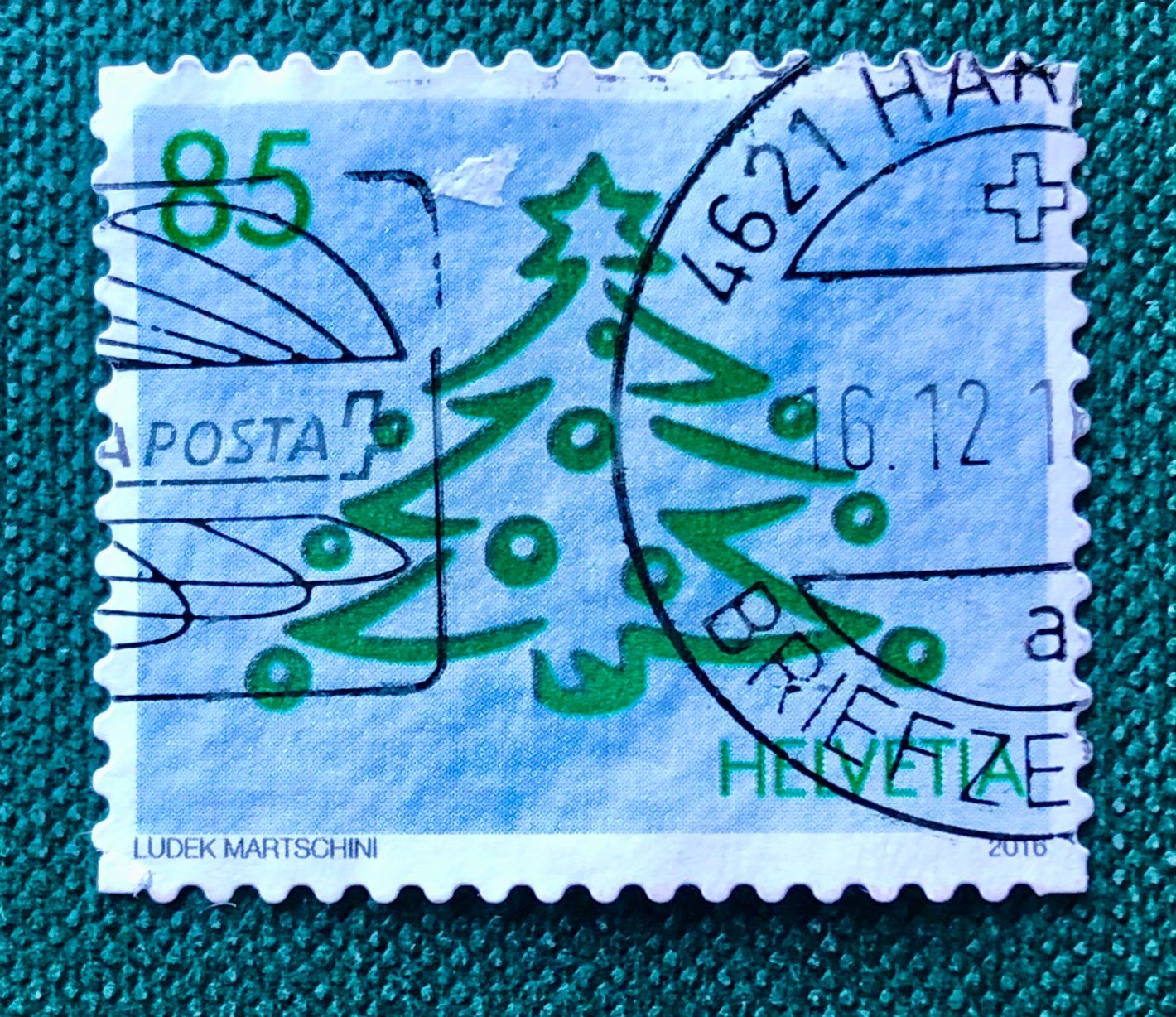 Tutti i francobolli: Nr.1611 Weihnachtsbaum Dauermarken GESTEMPELT 2016   – Usato da Aarau venduto da Billa007