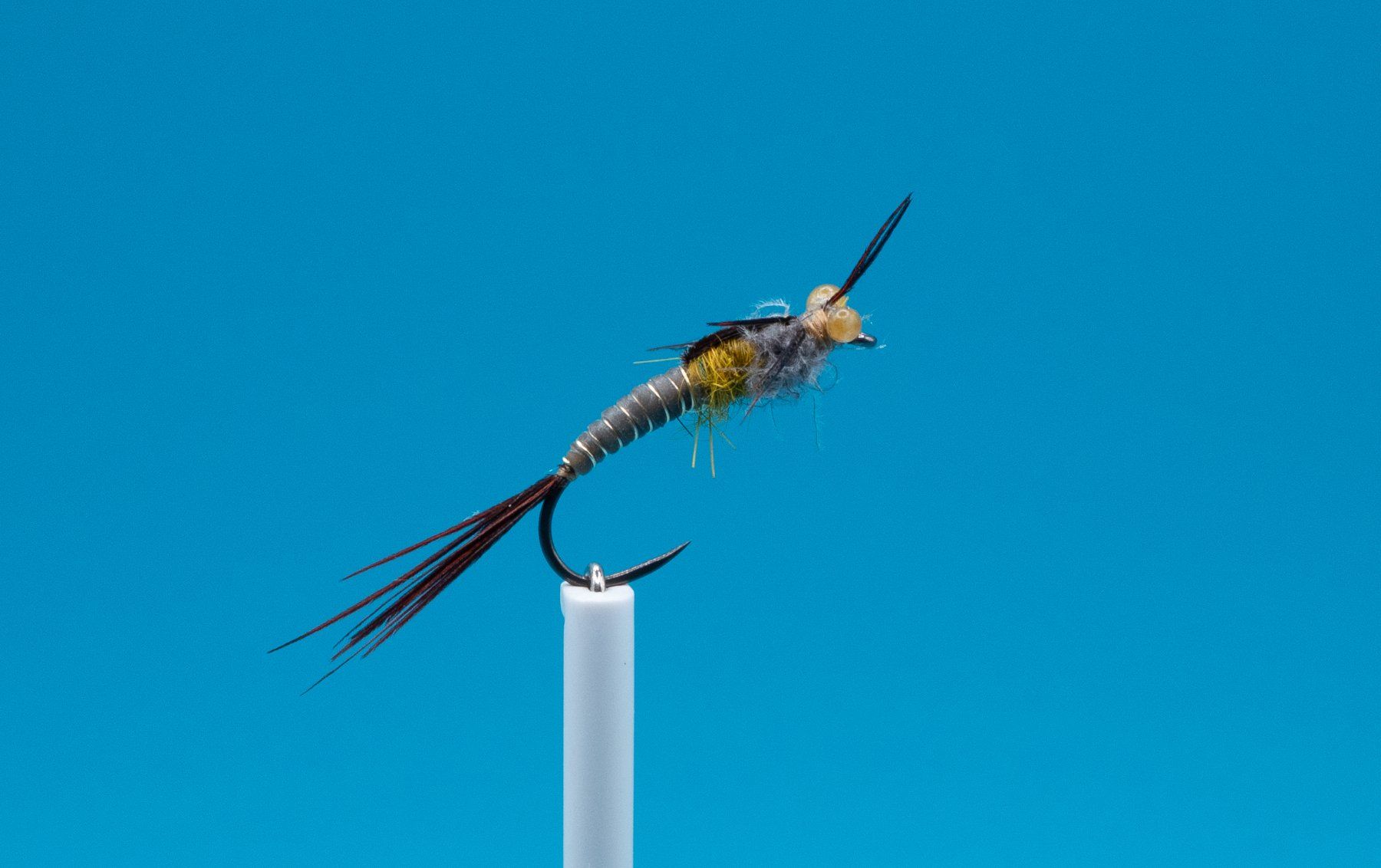 Esche: 10 verschiedene Emerger- Nymphen – Nuovo e nell'imballaggio originale da Grenchen venduto da firefly2000 8