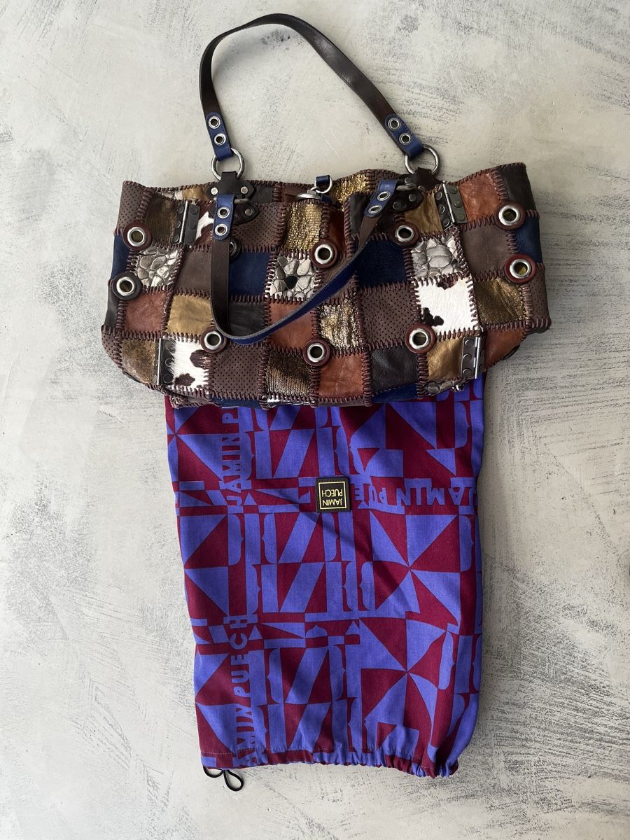 Taschen für Damen: Borsa Jamin Puech - leather patchwork – Gebraucht aus Iseo von val_tgk5