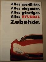 Prospekt Hyundai Zubehör 1995 für alle Modelle