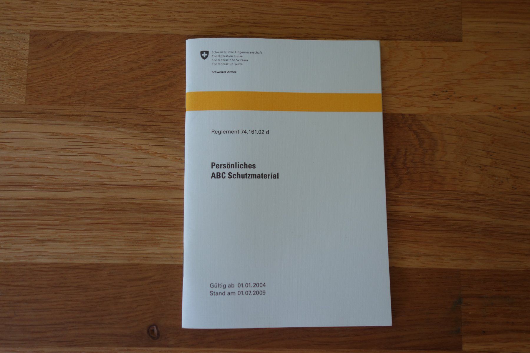 Bücher: ABC Schutz Reglemente Set (Schweizer Armee) – Neu (gemäss Beschreibung) aus Büren NW von Arngrimur 3