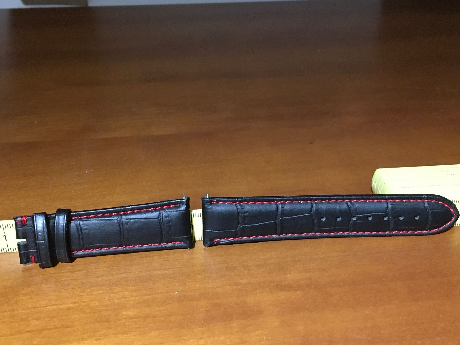 Bracciali & Braccialetti: UhrenArmband Leder 22 mm NEU – Nuovo e nell'imballaggio originale da Wohlen AG venduto da PrivatSammlung 1