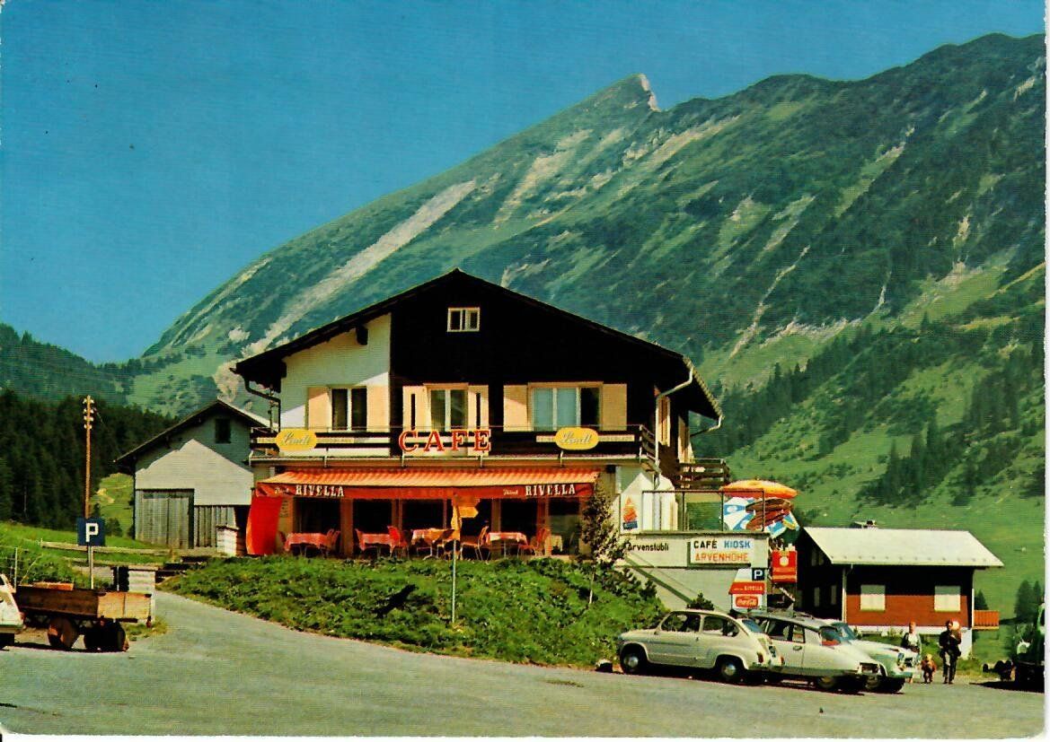 Cartoline postali: Café Kiosk - Arvenhöhe – Usato da Hochdorf venduto da Ziegel-16