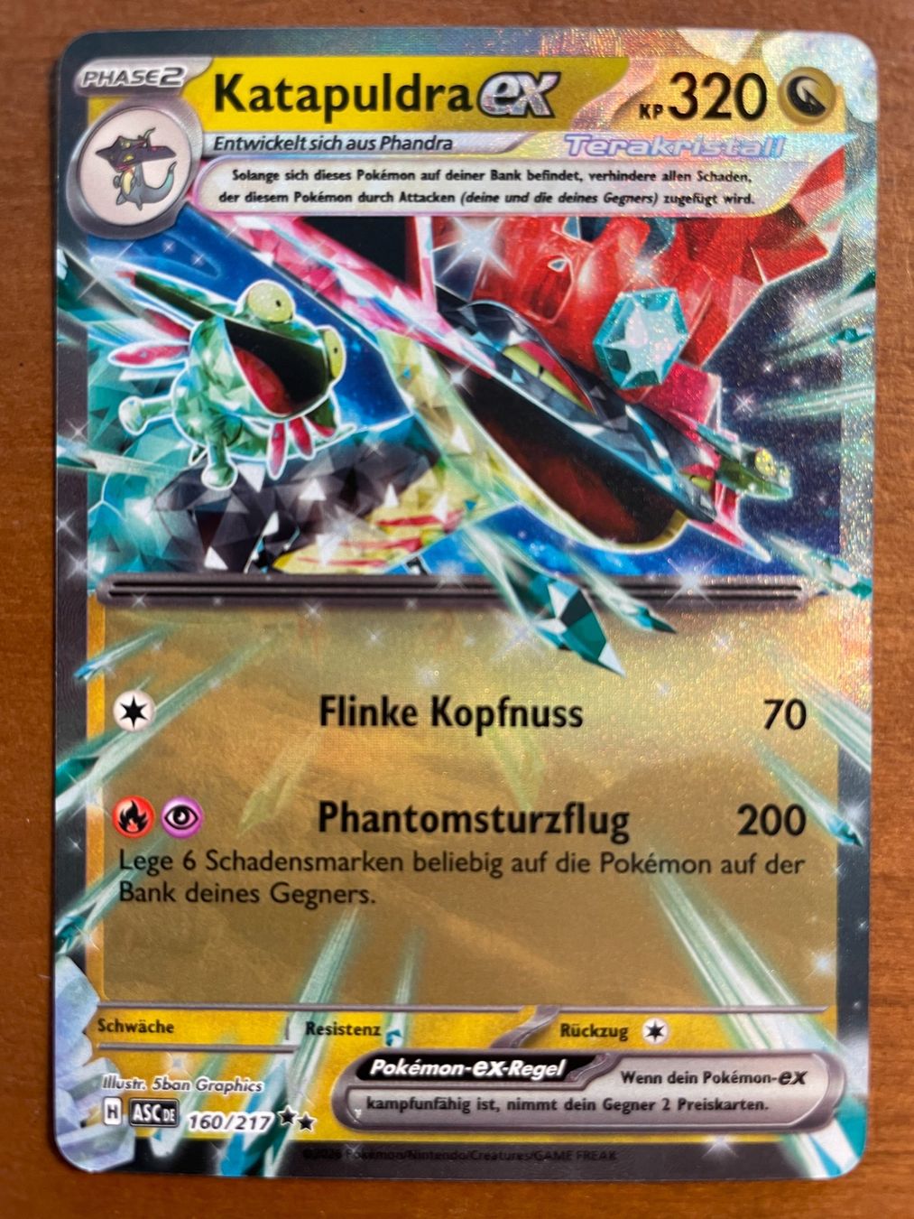 Pokémon Carte collezionabili: Pokemon Katapuldra eX (Versand gratis) – Nuovo (secondo la descrizione) da Chur venduto da Angerson