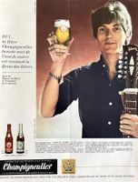 Bier Champineulles mit Hugues Aufray - Alte Werbung 1966