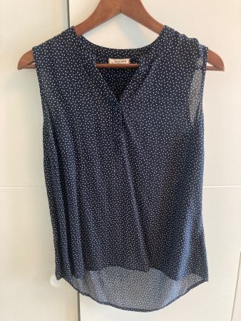 Ärmellose Bluse Gr. 36