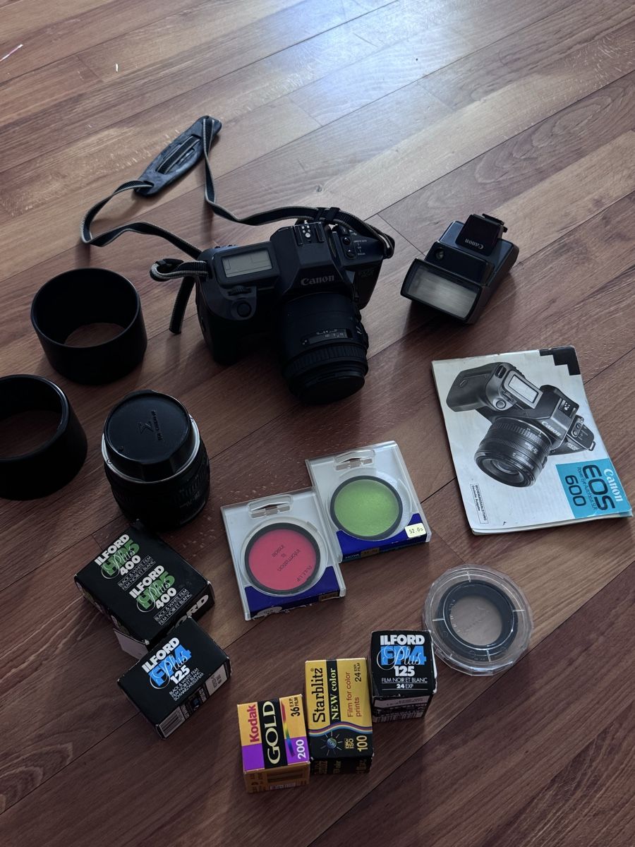 Canon Kamera: spiegelreflexkamera, canon eos 600 mit zubehör – Gebraucht aus sargans von lnoa 5
