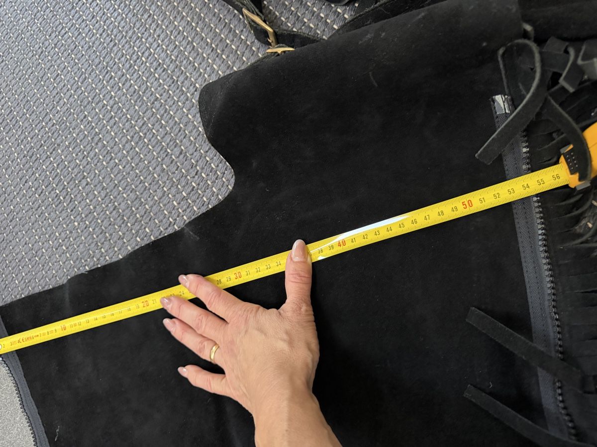 Pantaloni: Chisholm Trail Western Chaps mit Fransen M – Usato da Staufen venduto da Elina08 8