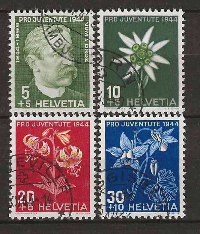 Tutti i francobolli: PJ044 - Pro Juventute 1944 obl. – Usato da Trélex venduto da Phil_Albert
